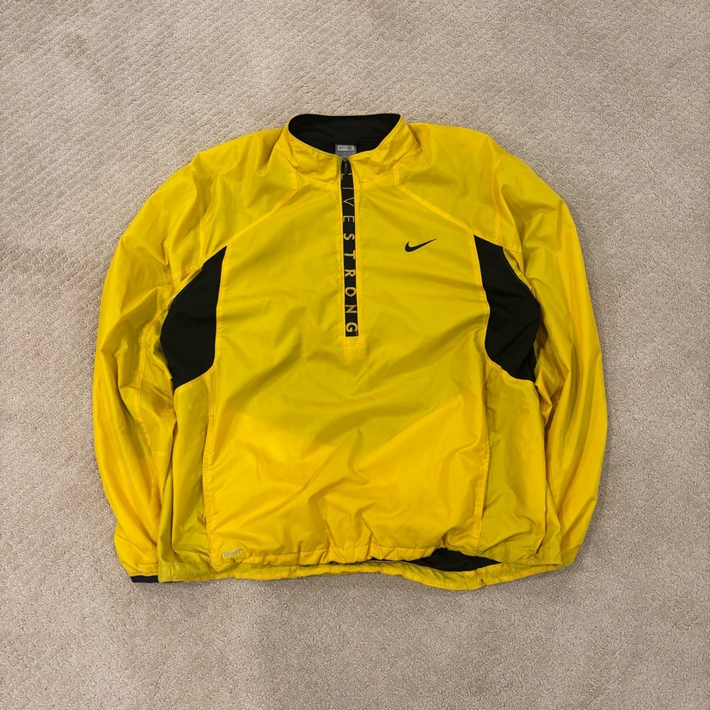 Nike Yellow and Black Men's Jacket
